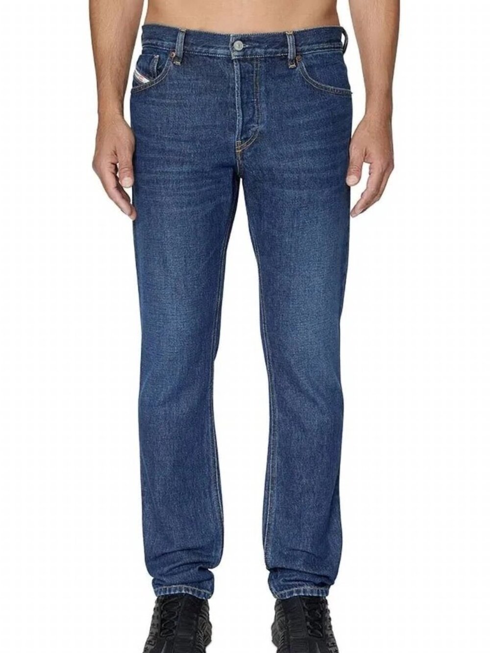 Diesel D-Sark Slim Straight Jeans, Dark Wash, Size 34 x 34, New With Tags